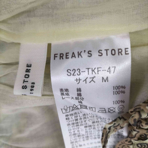 フリークスストア FREAKS STORE インドペイズリーイージーパンツ レディース M