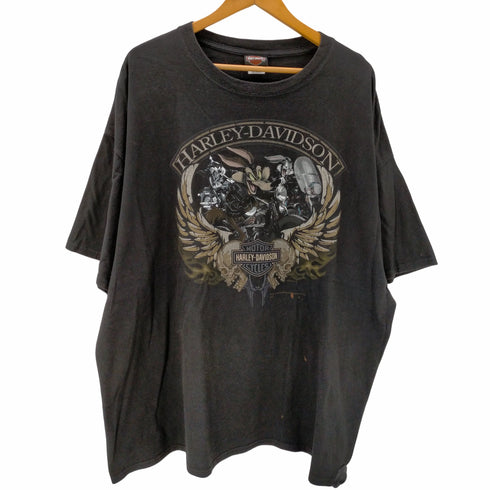 ハーレーダヴィットソン HARLEY DAVIDSON キャラクタープリント 両面プリント S/S Tシャツ メンズ 3XL