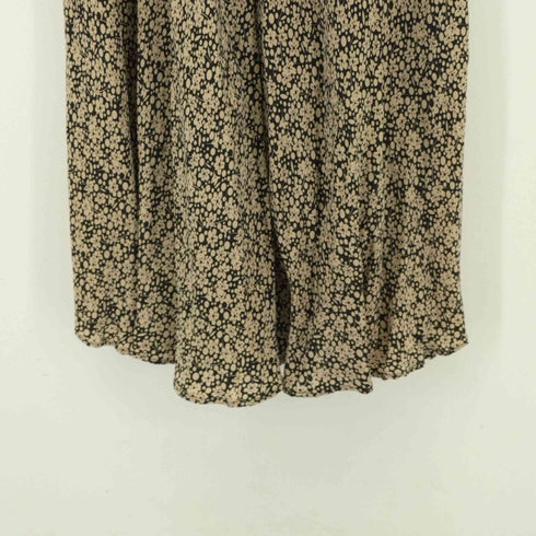 ザラ ZARA 総柄プリントミディスカート レディース S
