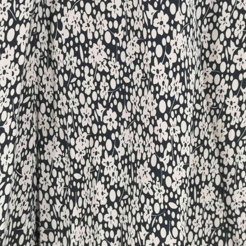 ザラ ZARA 総柄プリントミディスカート レディース S