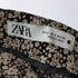 ザラ ZARA 総柄プリントミディスカート レディース S