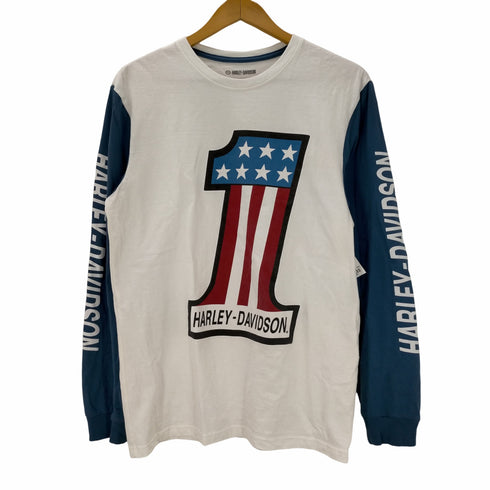 ハーレーダヴィットソン HARLEY DAVIDSON #1レーシングロングスリーブTシャツ メンズ import:M