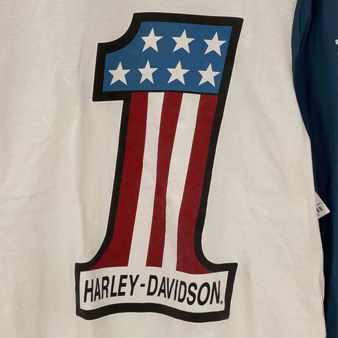ハーレーダヴィットソン HARLEY DAVIDSON #1レーシングロングスリーブTシャツ メンズ import:M