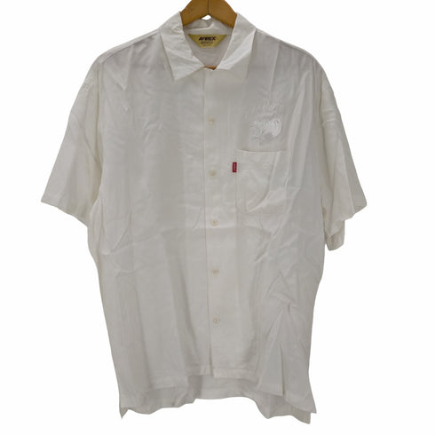 アヴィレックス AVIREX 半袖 シャツ スーベニア タイガー S/S SHIRT SOUVENIR TIGER メンズ import:L