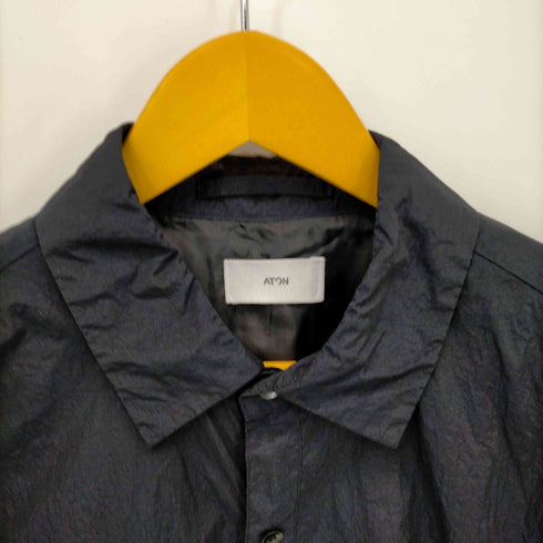 エイトン ATON 23AW HAND DYED NYLON SHIRT JACKET メンズ JPN:4