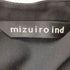ミズイロインド mizuiro ind バンドカラーシャツワンピース レディース