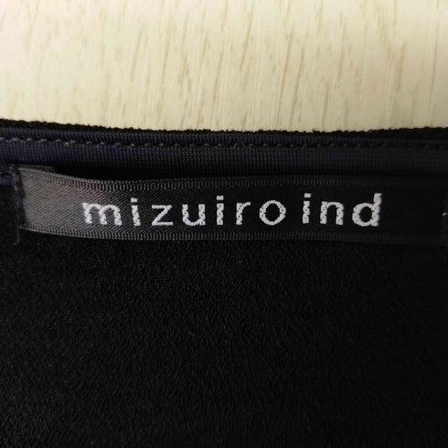 ミズイロインド mizuiro ind クルーネックコクーンプルオーバー レディース FREE