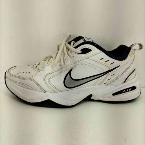 ナイキ NIKE AIR MONARCH 4 WHITE/METALLIC SILVER メンズ JPN:28