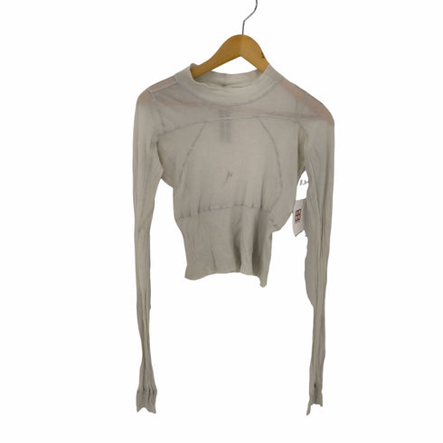 リックオウエンス RICK OWENS 19SS Cropped Plinth Long Sleeve Top レディース DE:36