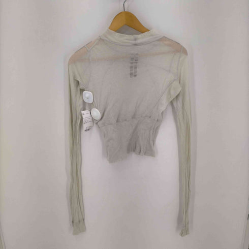 リックオウエンス RICK OWENS 19SS Cropped Plinth Long Sleeve Top レディース DE:36