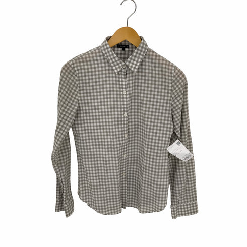 セオリー theory チェック L/S レギュラーシャツ レディース JPN:S