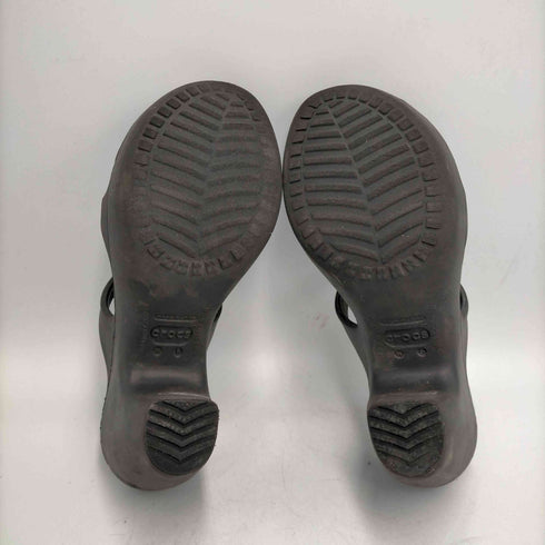 クロックス crocs ヒール サンダル レディース