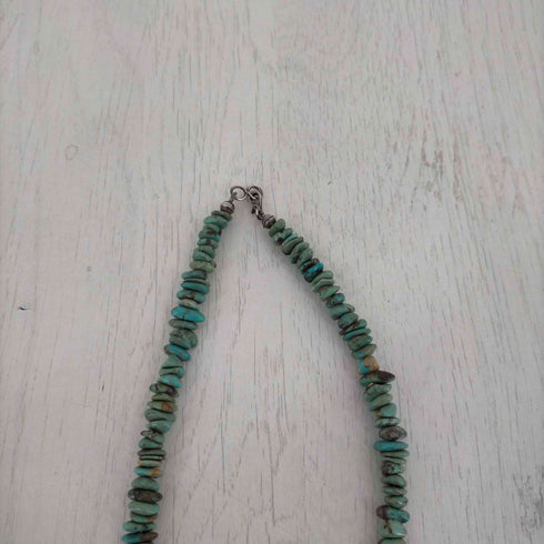 ナバホ NAVAJO ターコイズ ナゲット バードトップ ネックレス メンズ