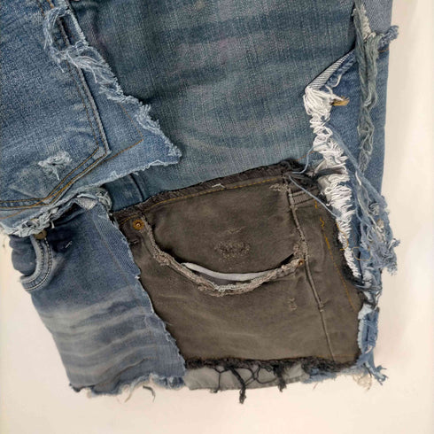 ジョージズ GEORGE Levi’s再構築 デザインワイドデニムパンツ メンズ 32×30