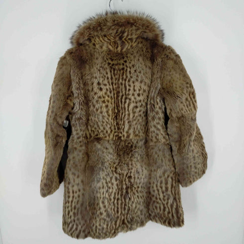 Moon Bat Fur レオパードキャット ファーコート レディース