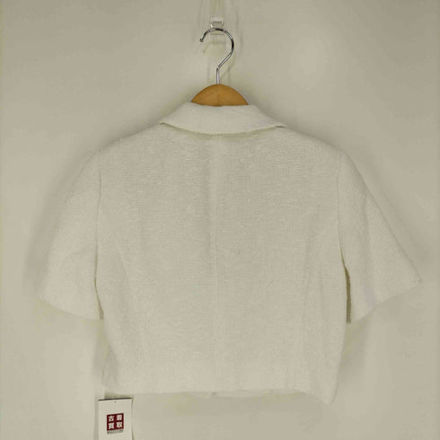 ザラ ZARA クロップド丈 ツイードジャケット レディース import:S