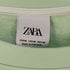 ザラ ZARA TEXTURED PRINT SWEATSHIRT テクスチャードプリント クルーネックスウェット メンズ import:M