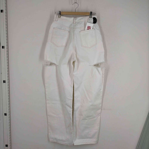 メゾンマルジェラ Maison Margiela 21SS 5-POCKET スラッシュディテール カットオフ デニム レディース 42