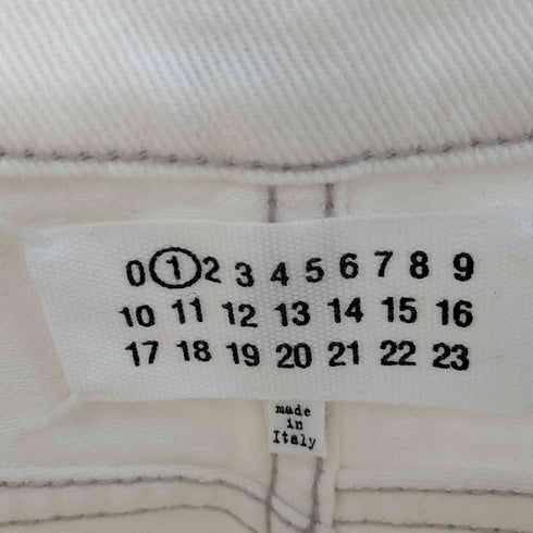 メゾンマルジェラ Maison Margiela 21SS 5-POCKET スラッシュディテール カットオフ デニム レディース 42