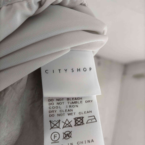 シティショップ CITY SHOP 23SS トリアセテートマキシスカート レディース JPN:38
