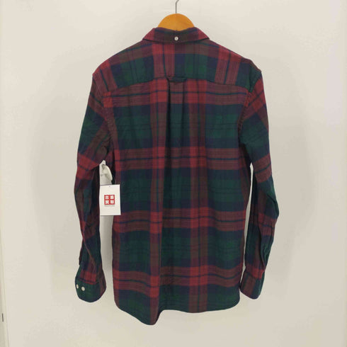 ブルックスブラザーズレッドフリース BROOKS BROTHERS REDFLEECE チェック柄ボタンダウンシャツ メンズ import:L