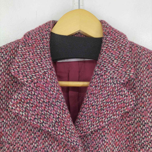 カールラガーフェルド KARLLAGERFELD ウールネップ ツイード4Bテーラードジャケット レディース