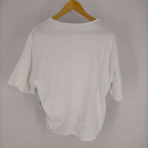 エンフォルド ENFOLD サイドスリットバックアシンメトリークルーネックTシャツ レディース JPN:38