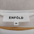 エンフォルド ENFOLD サイドスリットバックアシンメトリークルーネックTシャツ レディース JPN:38
