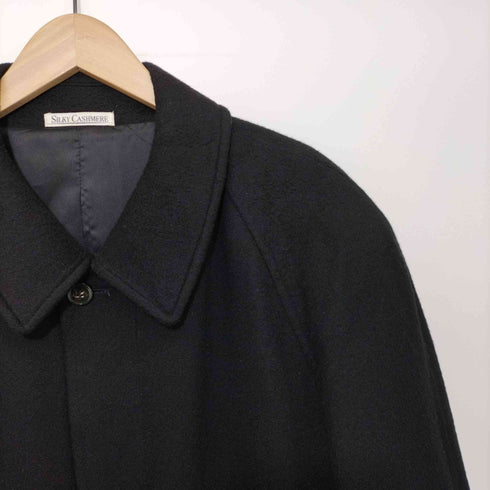 シルキーカシミア SILKY CASHMERE カシミヤ100 ラグランスリーブロングコート メンズ L