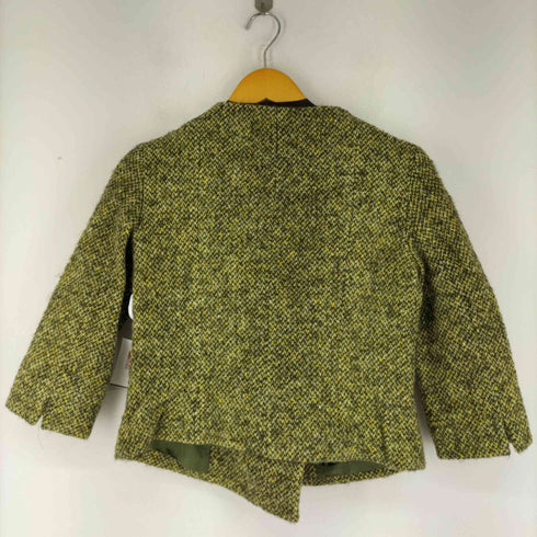 フォーティーナインアヴェニュージュンコシマダ 49AV.Junko Shimada ネップツイード ダブルブレスト ノーカラージャケット レディース JPN:38