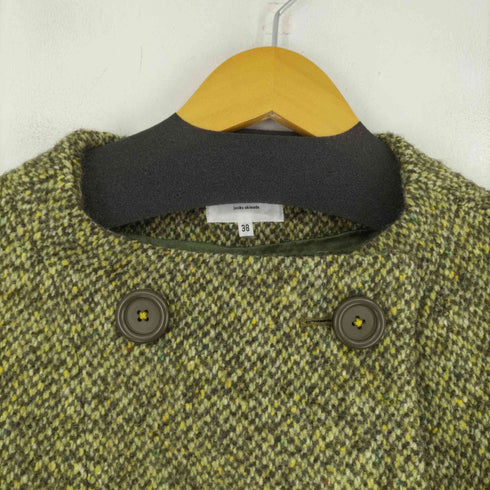 フォーティーナインアヴェニュージュンコシマダ 49AV.Junko Shimada ネップツイード ダブルブレスト ノーカラージャケット レディース JPN:38