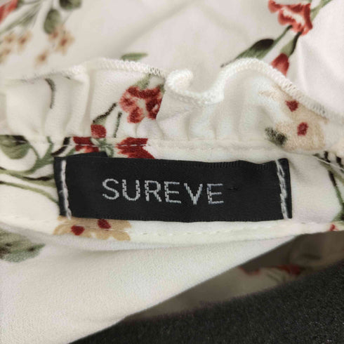 フルギ sureve 花柄 フリンジネック ワンピース レディース JPN:M
