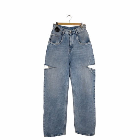 メゾンマルジェラ Maison Margiela 5 pockets スラッシュディテール カットオフ デニム レディース 42