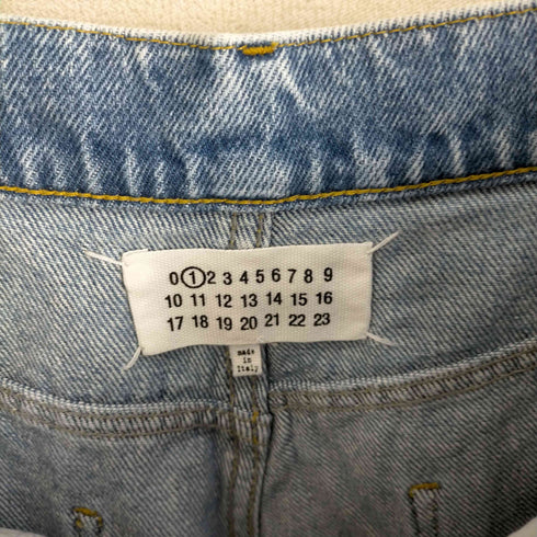 メゾンマルジェラ Maison Margiela 5 pockets スラッシュディテール カットオフ デニム レディース 42
