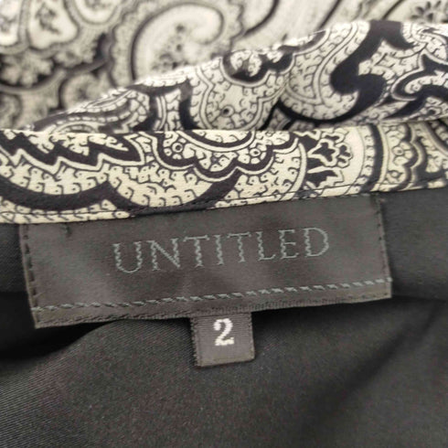 アンタイトル UNTITLED ペイズリースカート レディース JPN:M