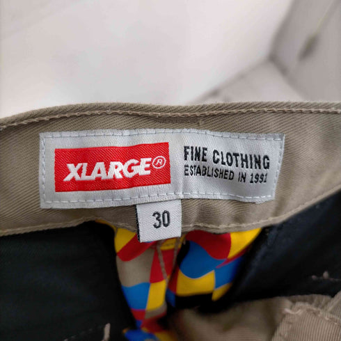 エクストララージ X-LARGE ポケットチェックデザインハーフパンツ メンズ US:30-31