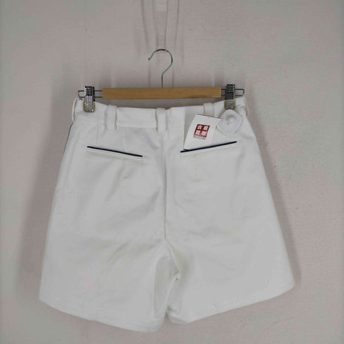 LATE CHECKOUT WHITE LC BASEBALL SHORTS テーパードショートパンツ メンズ 40
