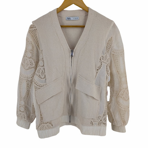 ザラ ZARA knit bomber jacket レディース JPN:S