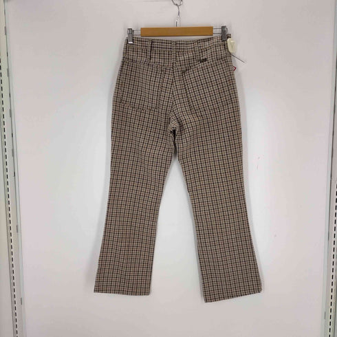 ラングラー Wrangler 80-90sランチャーチェックフレアパンツ レディース