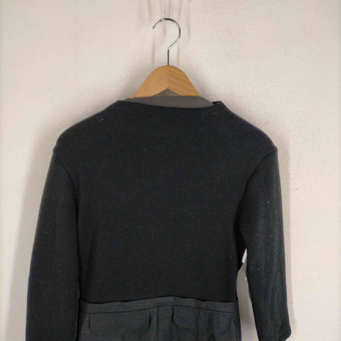 ザラ ZARA CONTRASTING MIDI DRESS ニット切替ワンピース レディース JPN:S