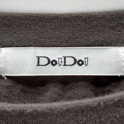 ドゥドゥ DouDou 22AW Gresilフロッキーロゴプルオーバー レディース FREE