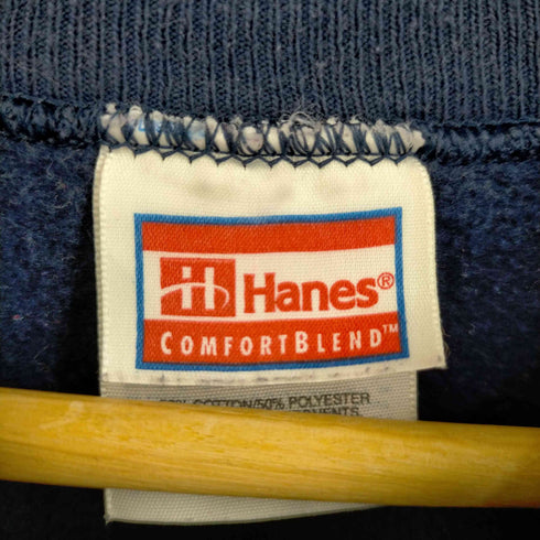 ヘインズ Hanes クマ刺繍 クルーネックスウェット レディース import:XL