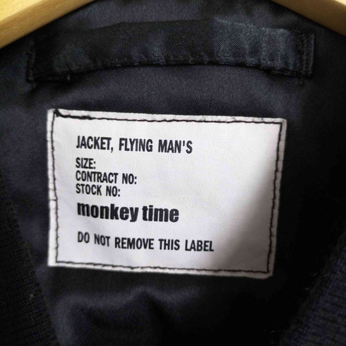 モンキータイム MONKEY TIME PE/N WEATHER PADDED MA-1 フライトジャケット メンズ JPN:M