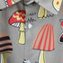 マッシュルーム柄シャツ メンズ JPN:L