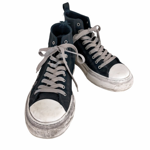 ディースクエアード DSQUARED2 23SS BERLIN ロゴプリント ハイトップ スニーカー メンズ 43