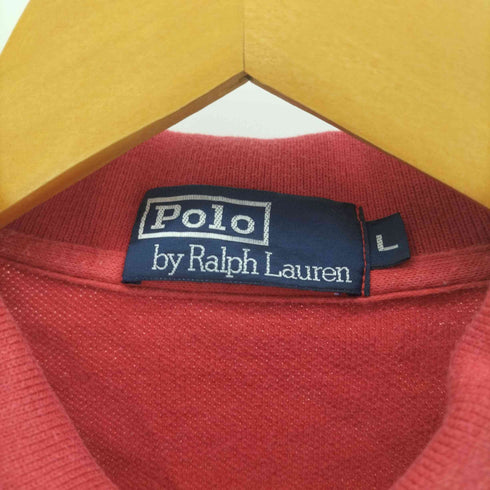 ポロバイラルフローレン Polo by RALPH LAUREN 90S ポニー刺繍 S/S ポロシャツ メンズ import:L