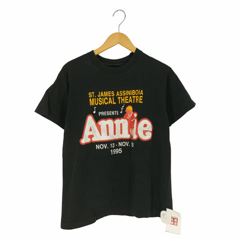 90s シングルステッチ 1995 ミュージカル プリント クルーネックTシャツ メンズ