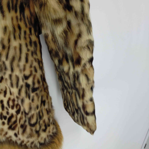 yamaoka レオパードキャット ファーコート メンズ