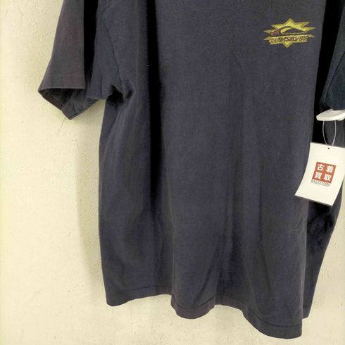 クイックシルバー Quiksilver シングルステッチ プリント クルーネックTシャツ メンズ