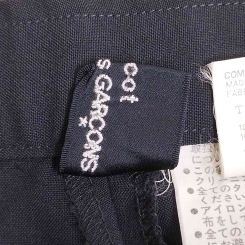 トリココムデギャルソン tricot COMME des GARCONS 90s ウールギャバジン ノータックスラックス レディース JPN:M